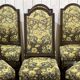 Set of 6 louis xiii beech chairs from the 1950s