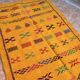 Handmade wool Berber rug – Colourful Moroccan bohemian kilim