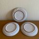 Vintage plates with thistle decor