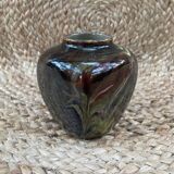 Vase in marbled glazed earthenware, Savoie