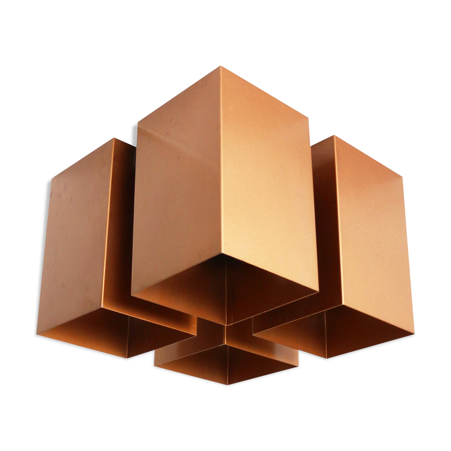 Bronze 'Viervoud' ceiling light by Raak, 1970s