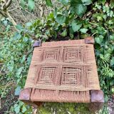 Large Indian rope stool from the early 20th century.