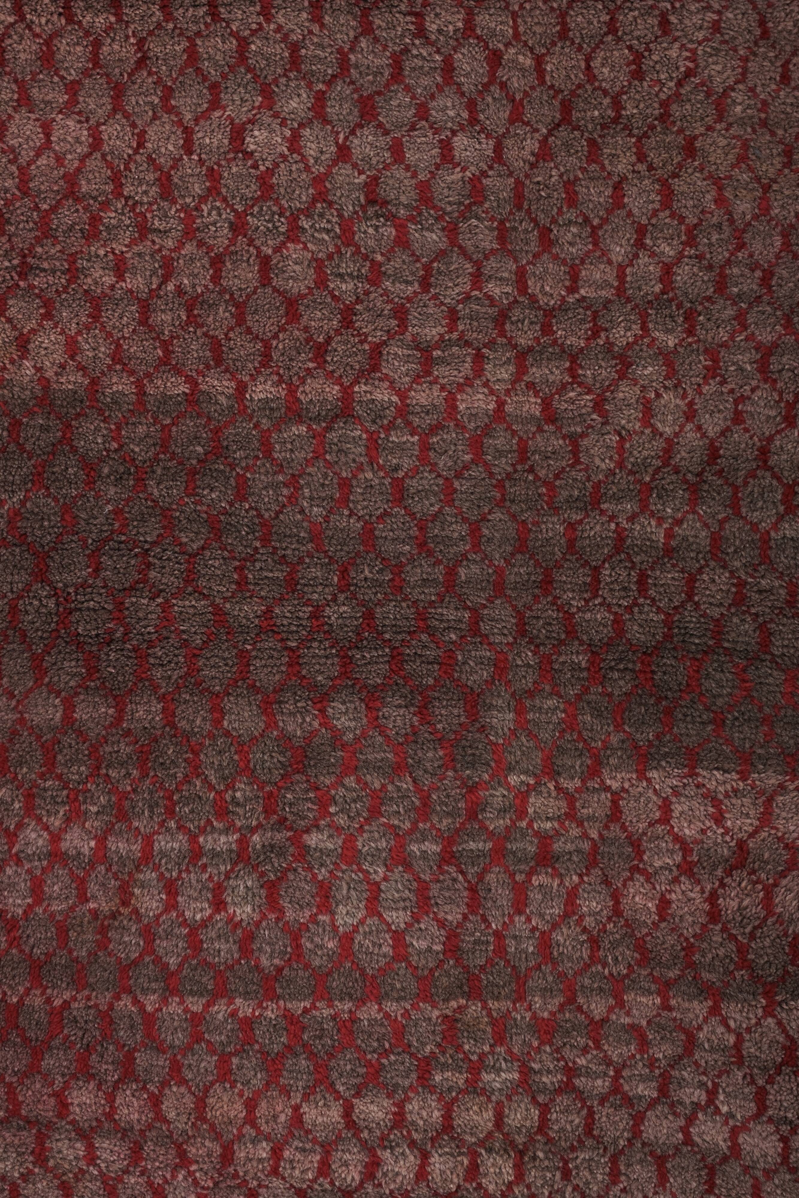 Vintage Turkish Oushak Handwoven Rug 106x180 cm