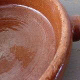 Old dish in glazed terracotta small model
