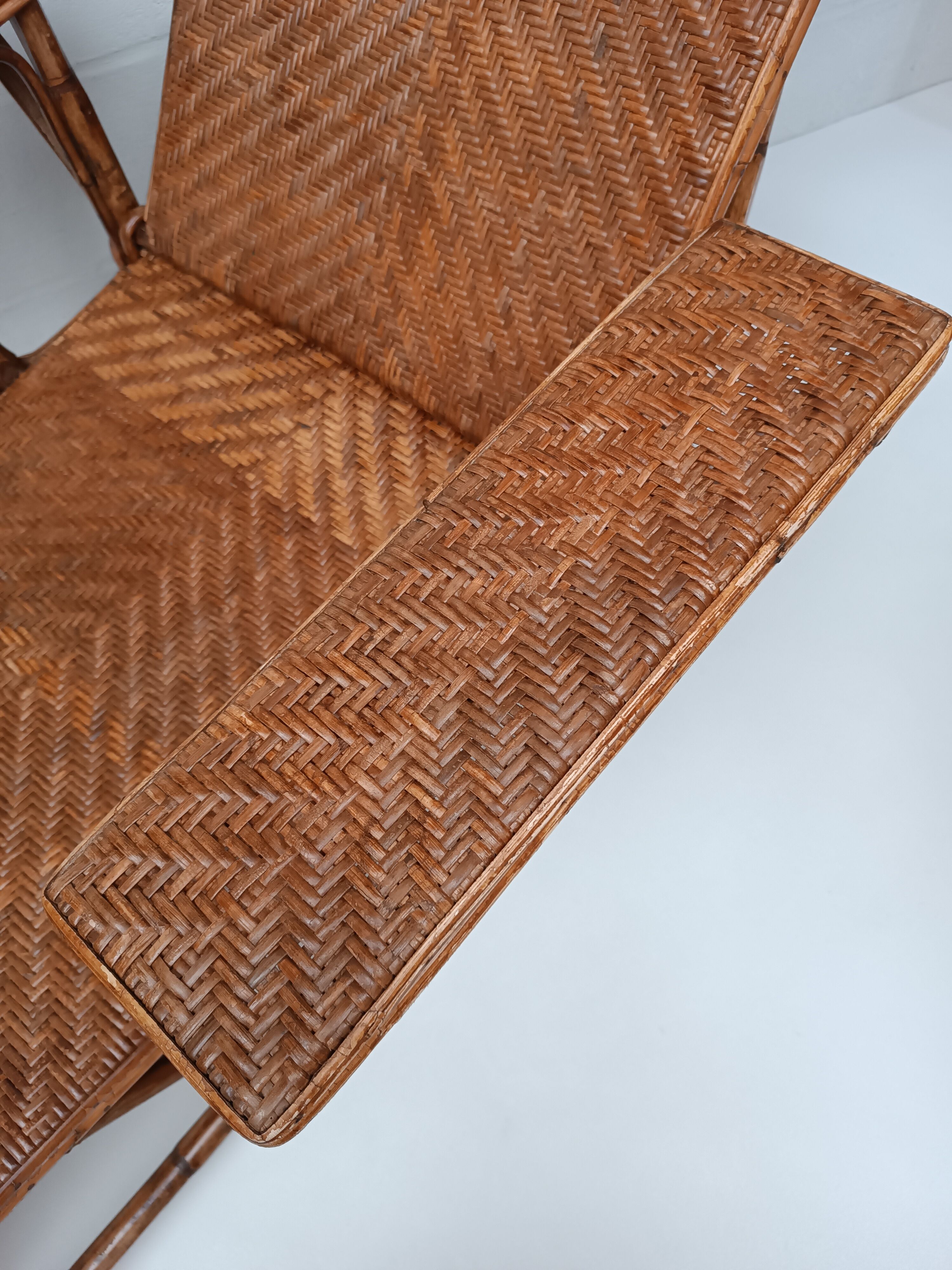 Antique rattan chair 1900