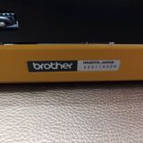 Brother Deluxe 250 TR Mustard Typewriter