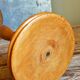 Plant harness in solid wood turned vintage