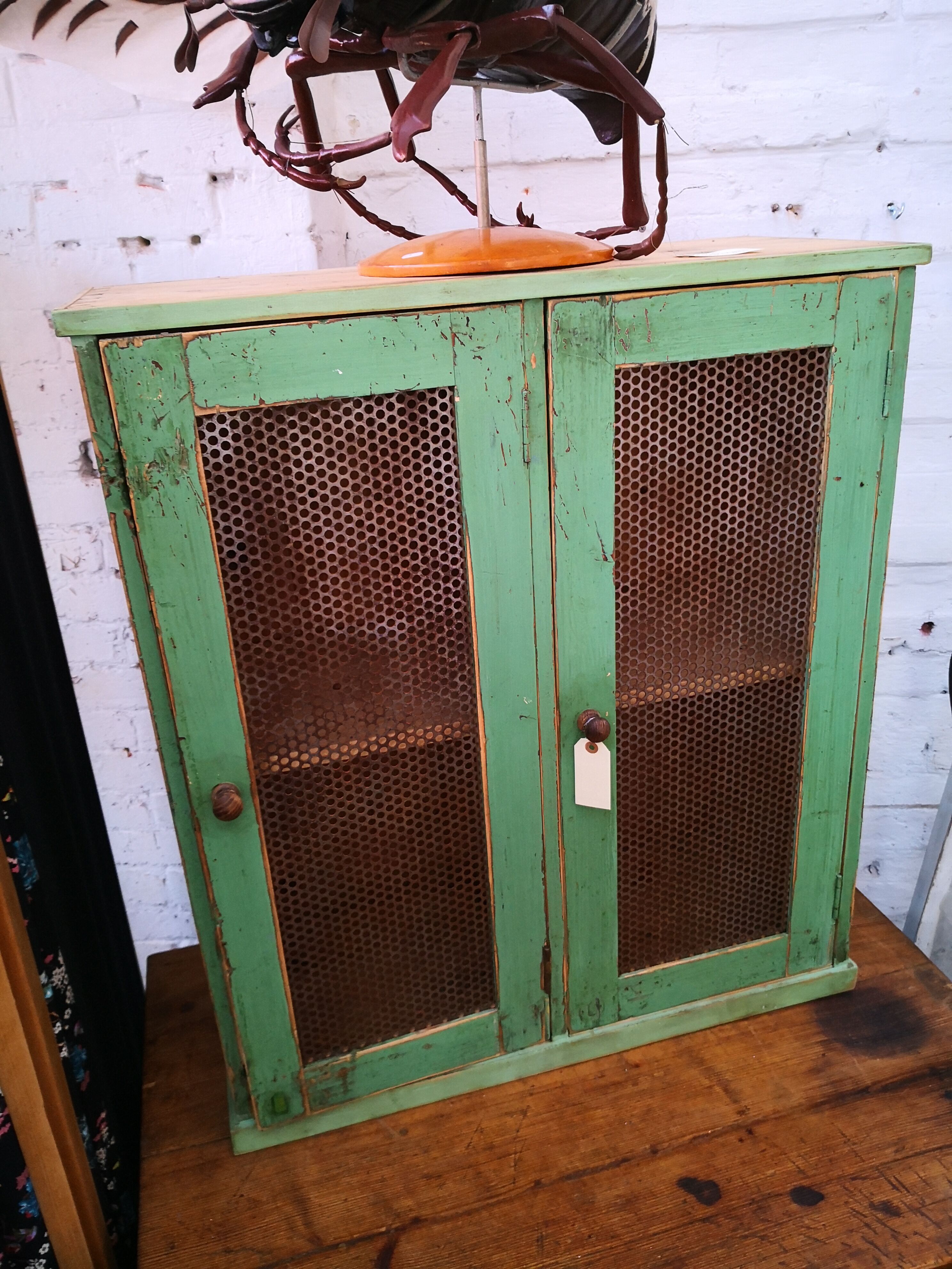 Garde manger en bois années 60