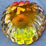 Resin ashtray or altuglas - shell shape, shell inclusion, fish, coral ect
