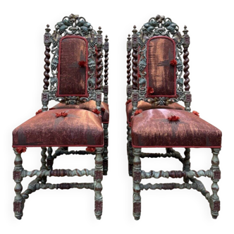 Set of 4 chairs in High Period style