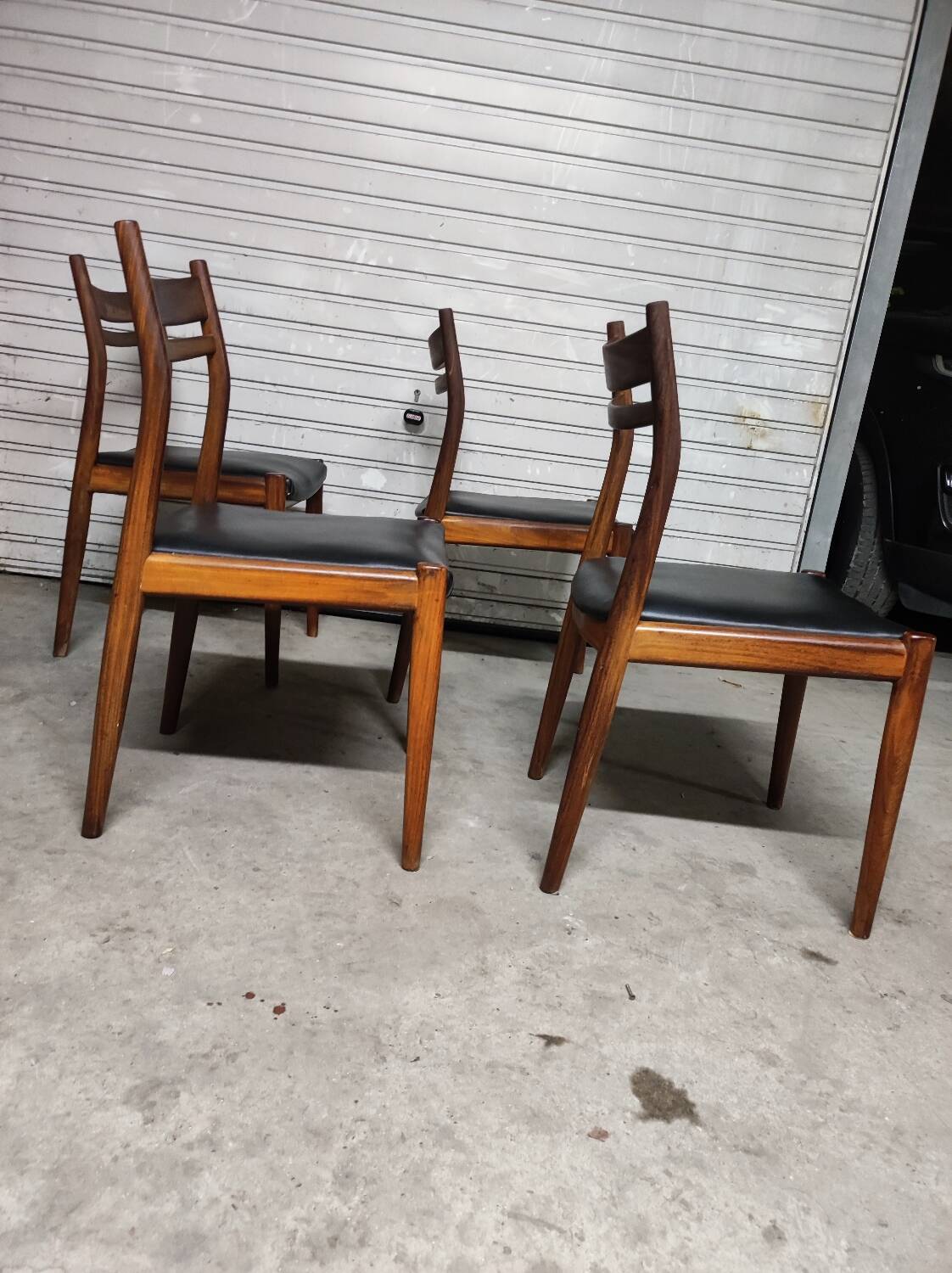 Vintage Scandinavian chairs Gessef teak 1960