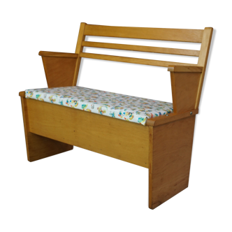 Bench wooden chest and imitation 50