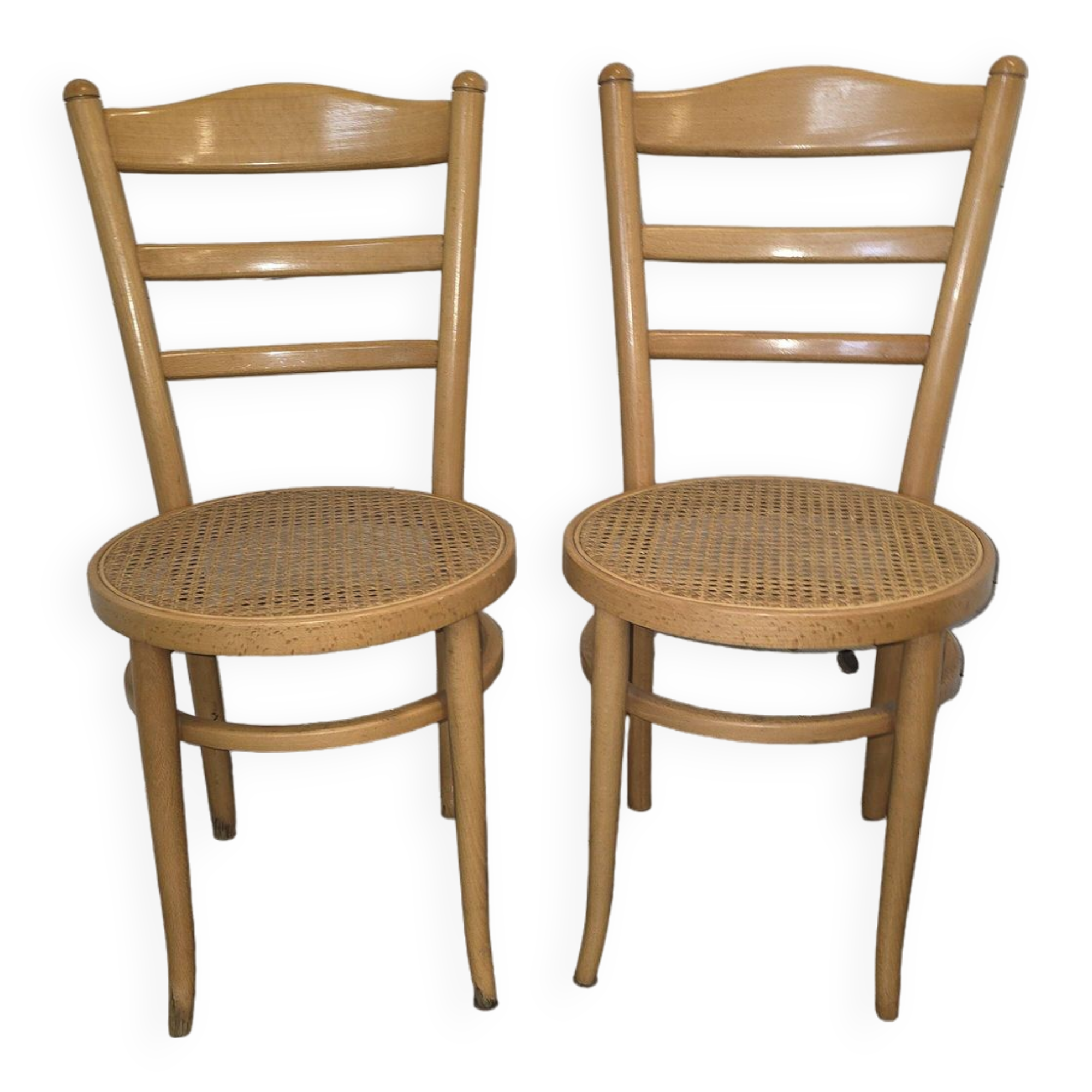 Paire de chaises de bistrot Baumann