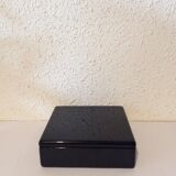 Vintage black lace-up box