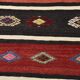 Turkish Red & Black Striped Vintage Kilim Rug, 168x228Cm