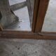 4 old solid oak windows from the early 20th century