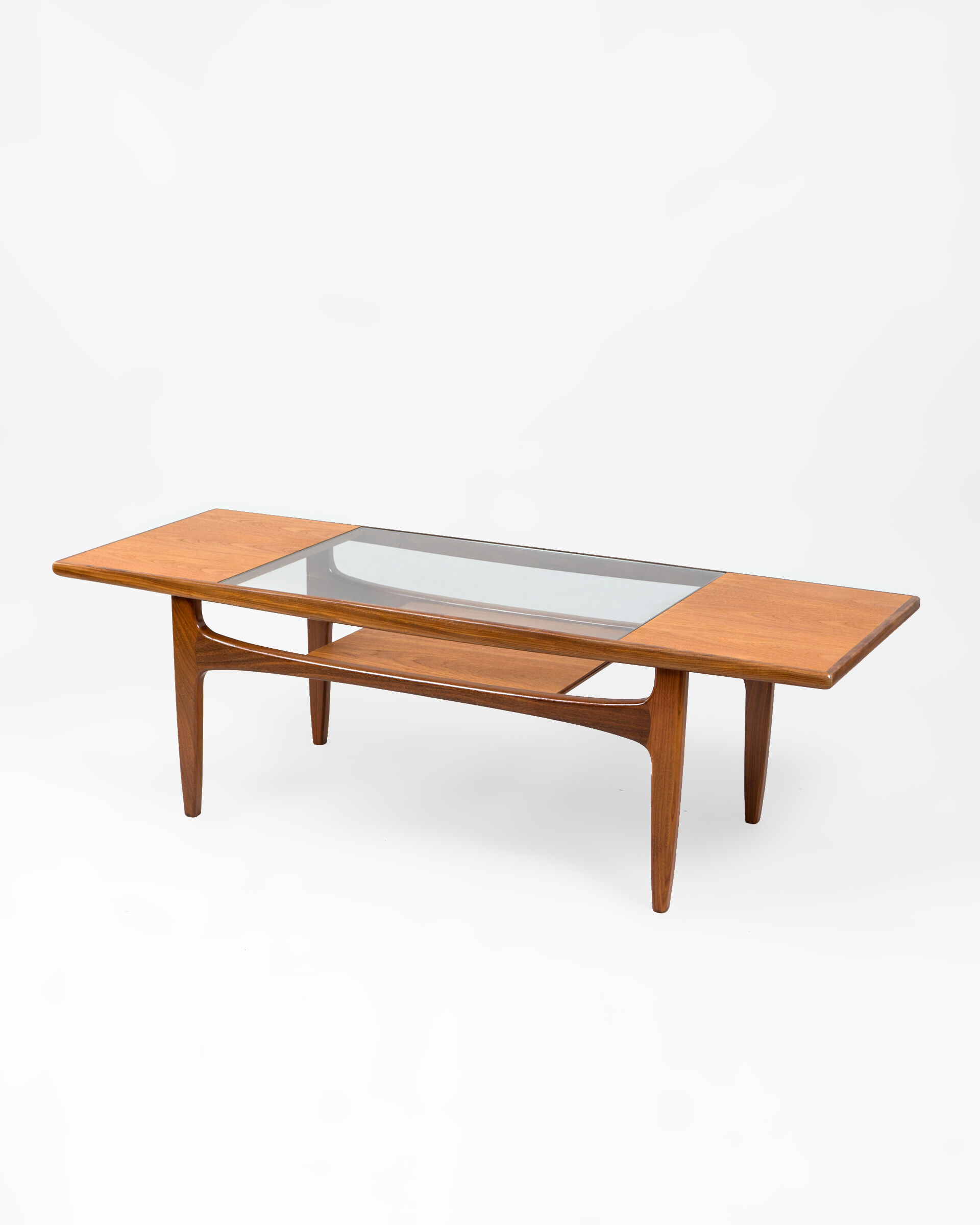 Table basse en teck et verre Fresco de G Plan, 1967