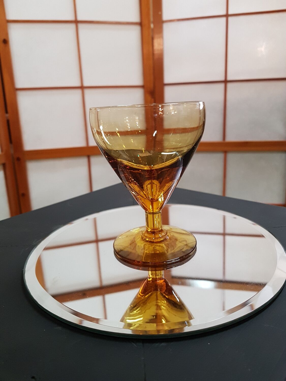 Set of art deco glasses