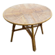 Table en rotin vintage