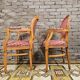 Paire de fauteuil Médaillon style Louis XV