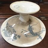 Compotier in Earthenware of Paris