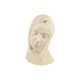 Vintage white bust bust young woman sculpture terre cuite 29cm