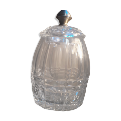 Bonbonnière en cristal, non signé 24x14cm