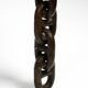 1970s XL Coffee Table Made of Nautical Iron Chain and a Thick Smoked Glass