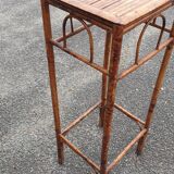 Colonial-style stained bamboo harness