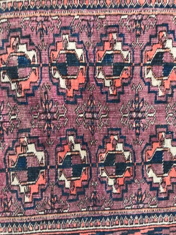 Former carpet Afghan Bokhara done hand 78 X 120 CM