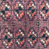 Tapis ancien Afghan Boukhara fait main 78X120 CM