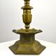 Solid Brass Table Lamp by Oscar Antonssons for Ystad-Metall, Sweden, 1940s