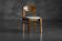 Brutalist dining chairs, France, 1960s