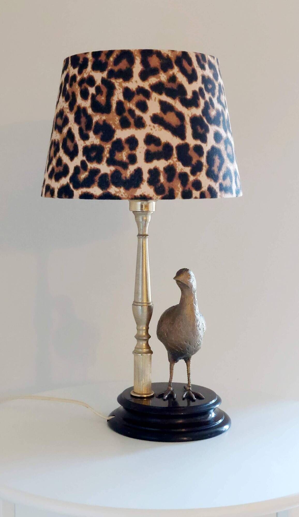 Lampe vintage en laiton, style Maison Charles, années 50–70
