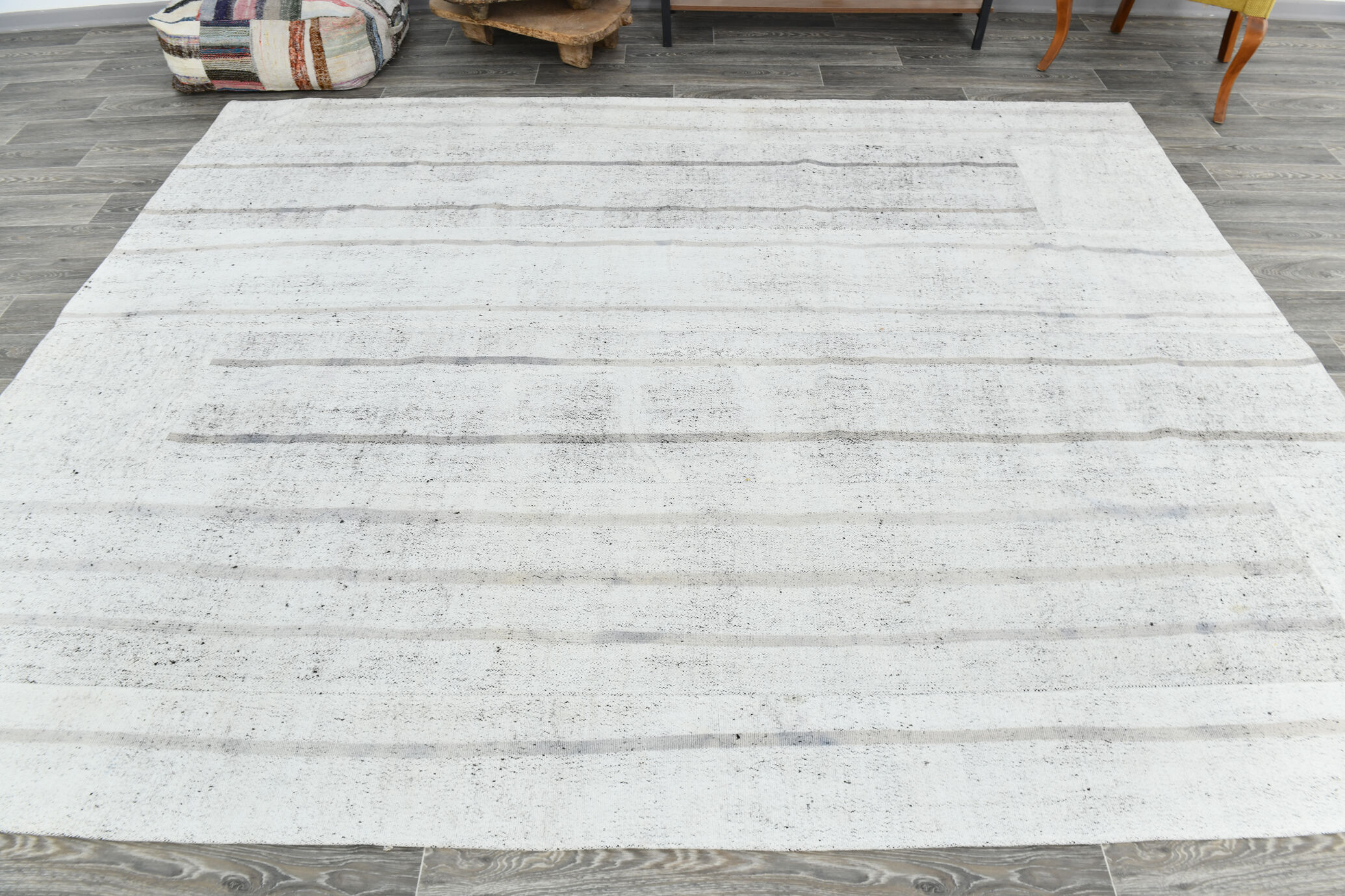 8x10 Modern Minimalist Kilim Rug, 245x308Cm