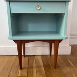 Retro green bedside table