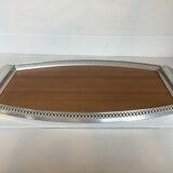 Openwork metal formica tray