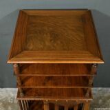 Revolving Walnut Bookcase, stamped G.Lancelin – 1900