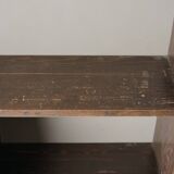 Étagère hollandaise en bois massif en forme de nuage, années 1930