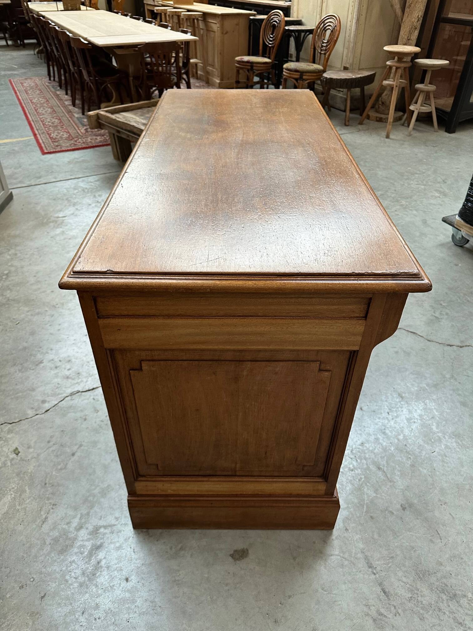 Oak counter early 20th century