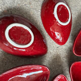 Ramequins en faïence de Charolles, années 70