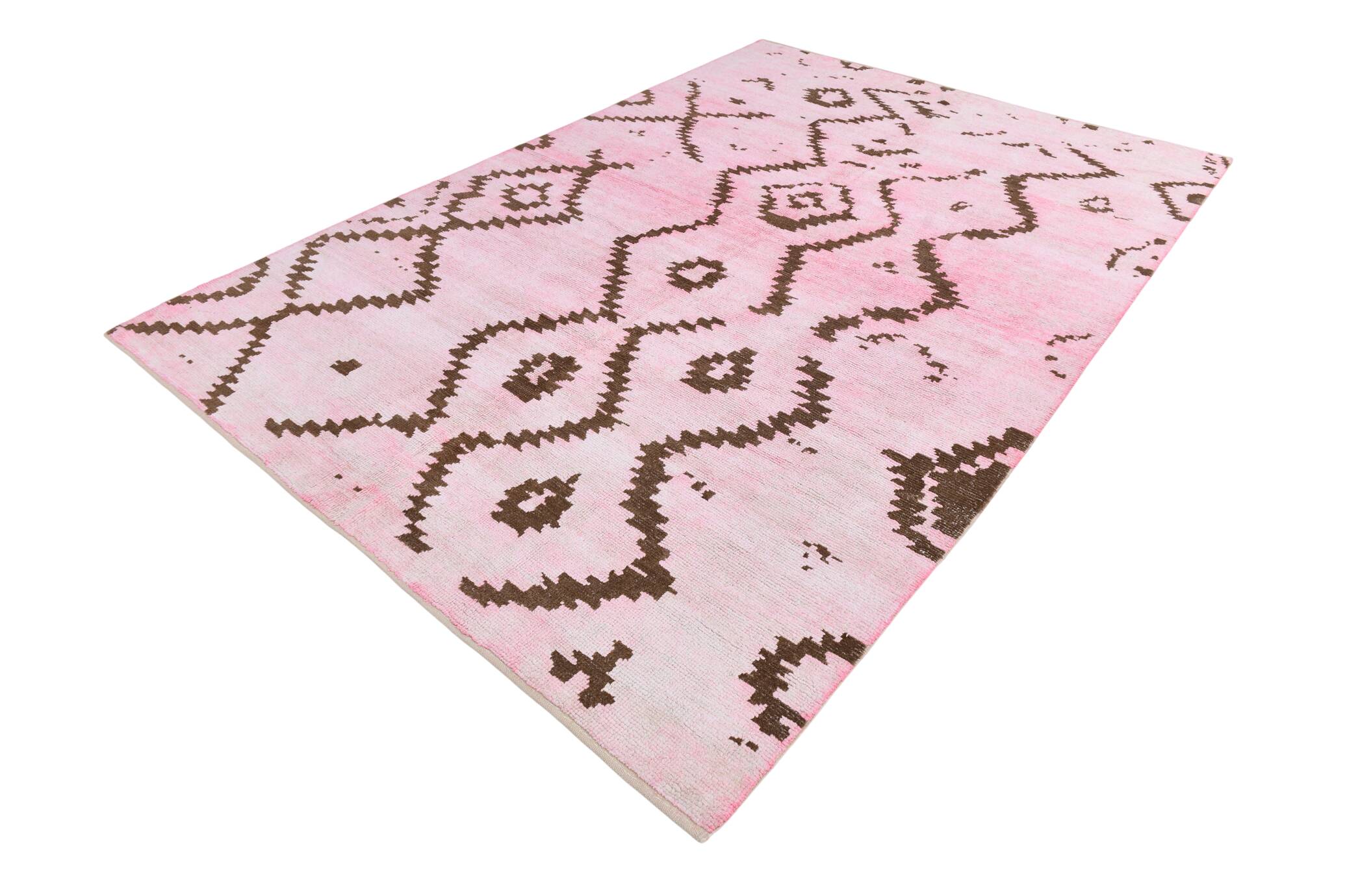 Tapis kilim marocain rose