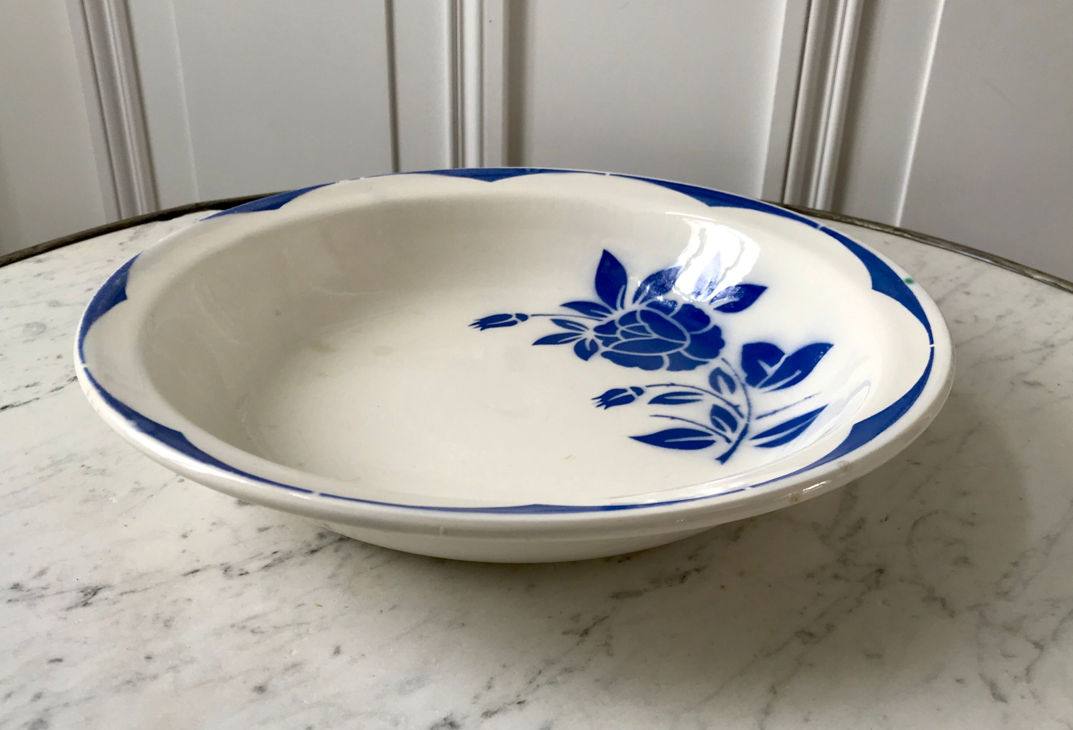 Hollow dish Digoin Sarreguemines model Corsica 40s
