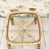 Ikea rattan table, 1960