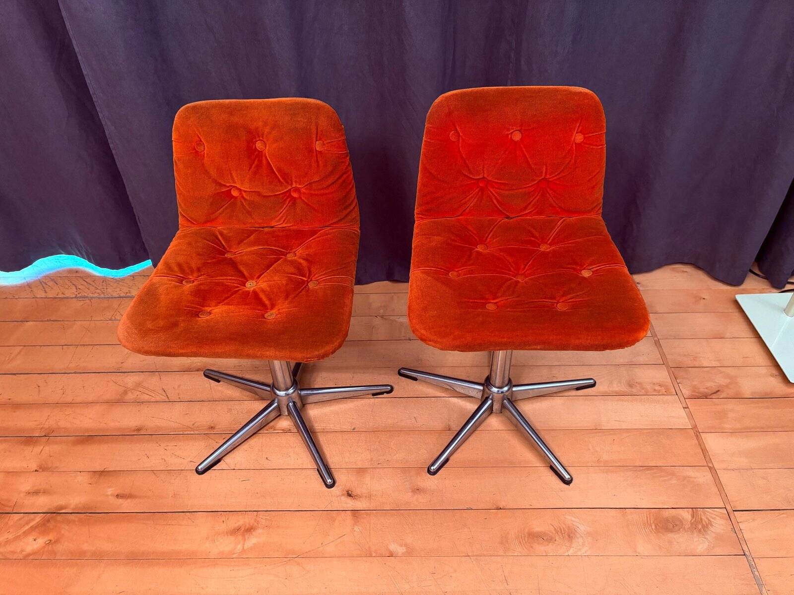 Swivel chairs, 1960s, set of 2