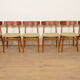 6 x dining chairs | Farstrup | Model 210 | Reupholstered | Green