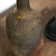 Bottle old terracotta