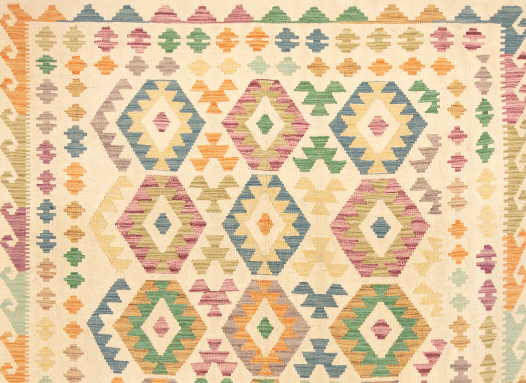 Kilim Afghan Pashtun 233 x 164 cm