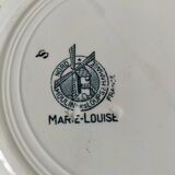 Duo of Moulin des Loups & Hamage plates, Marie-Louise model