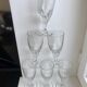 Set of 6 wine glasses / absinthe xxth